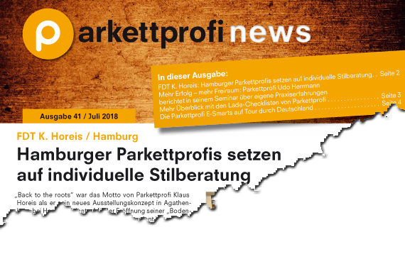 FDT K. Horeis GmbH - Parkettprofi news - Juli 2018